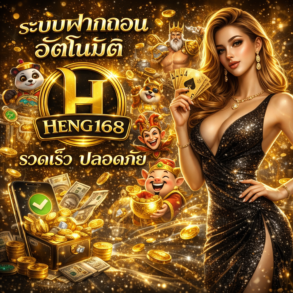 ระบบฝากถอนอัตโนมัติ HENG168 รวดเร็ว ปลอดภัย